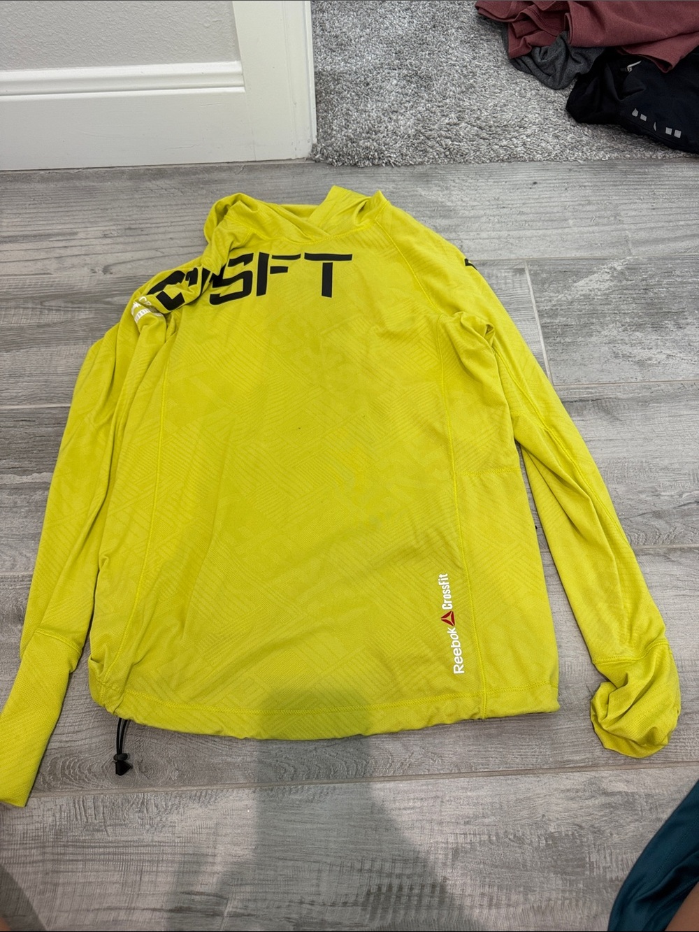 Reebok Bright Yellow CrossFit Lightweight Jacket